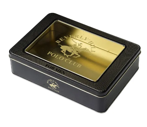 Жестяная Банка с прозрачным окном