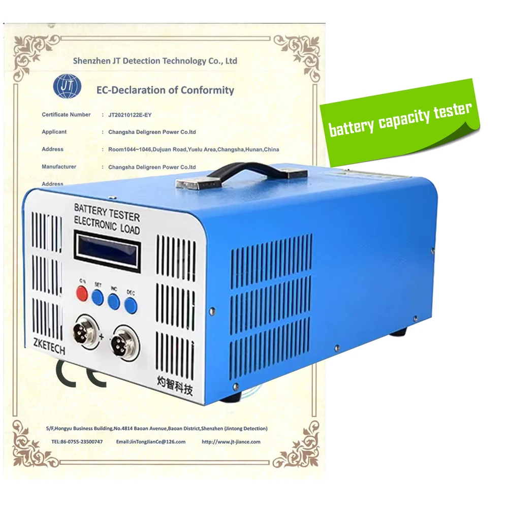 13.23lb Electronic Load Battery Capacity Tester EBC-A40L 40A 5V High Current Lithium Battery Tester Manual Charge Discharge 200W