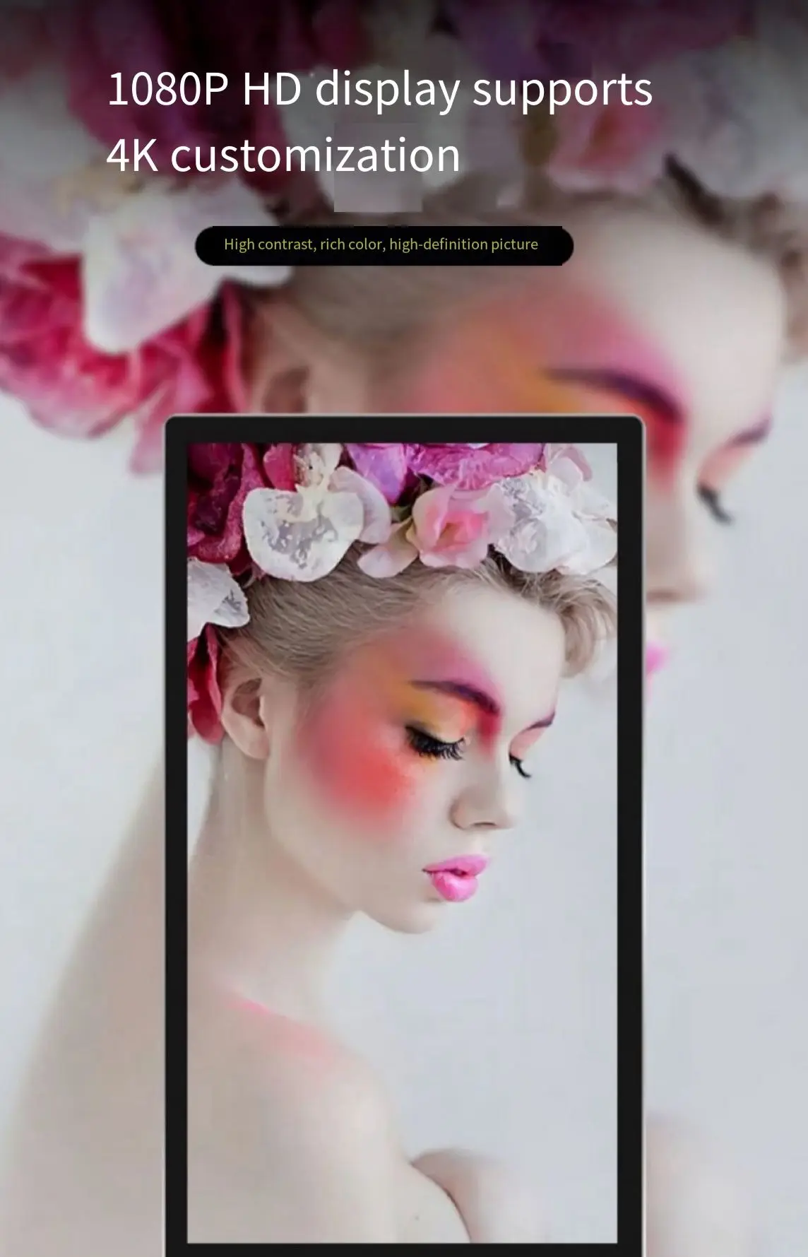 Professional Customized indoor shop window display Full HD commercial Digital Signage Floor standing advertising video player
