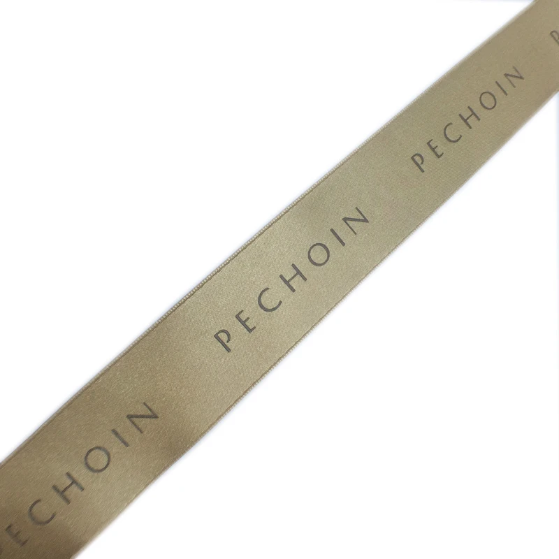 
Hot sale fashion 2cm gold double faced ribbon Gold ribbon printed with gold word ribbon for packaging factory direct sale 