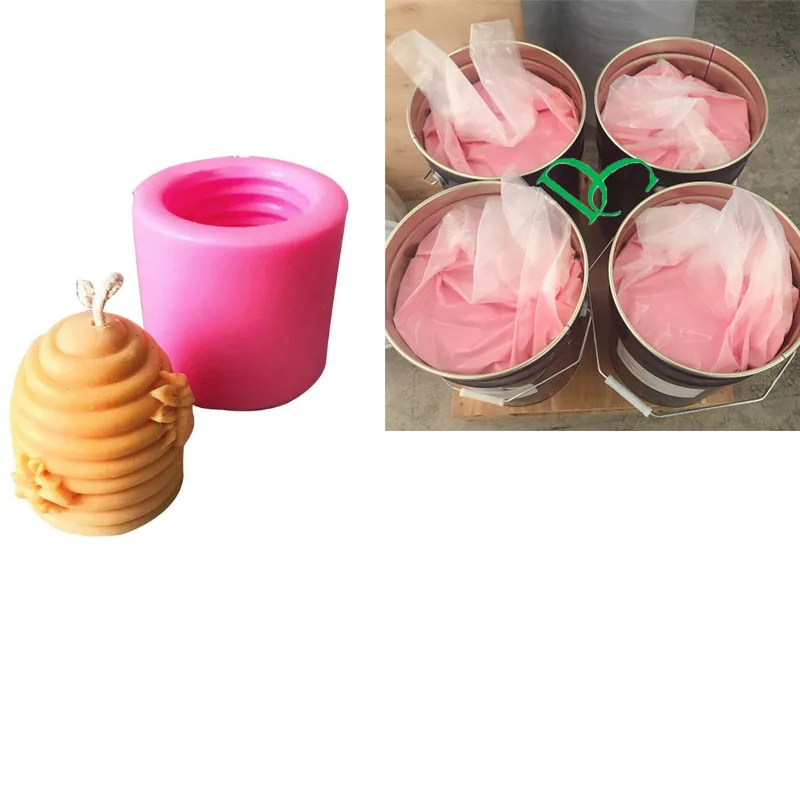 Easy To Demold Liquid Silicone Rubber For Candle Mold Making RTV2 Silicone Rubber