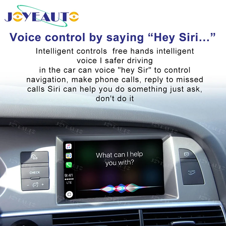 JoyeAutomultimedia video box беспроводной интерфейс carplay для Audi с MMI 2G audi