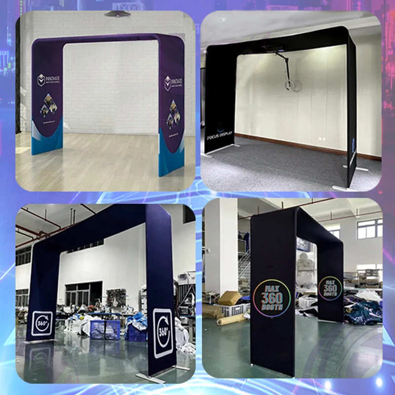 Danda 360 selfie machine spinner holding smart phone ipad screen for open air fashion show