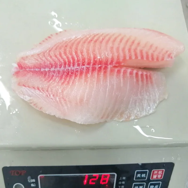 custom10lbs per carton frozen fresh nile tilapia fish fillet export tilapia fillet wholesale price 5oz