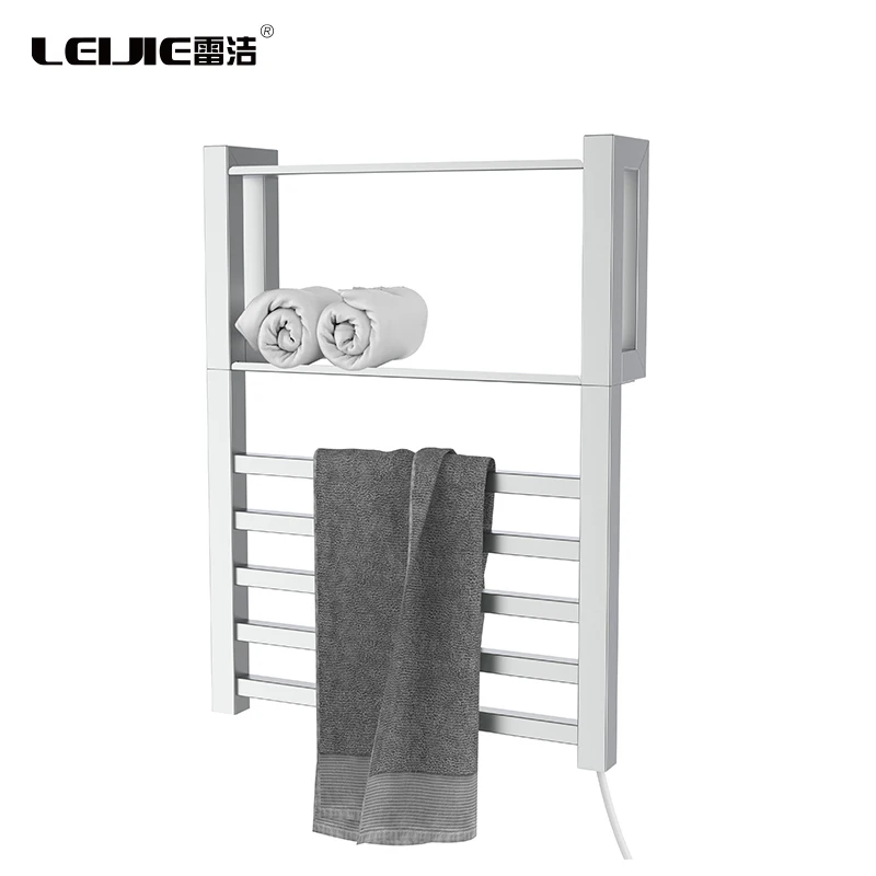 304 Stainless Steel Bathroom Polish Chrome Towel Warmers Heated Rail Electric Towel Rack