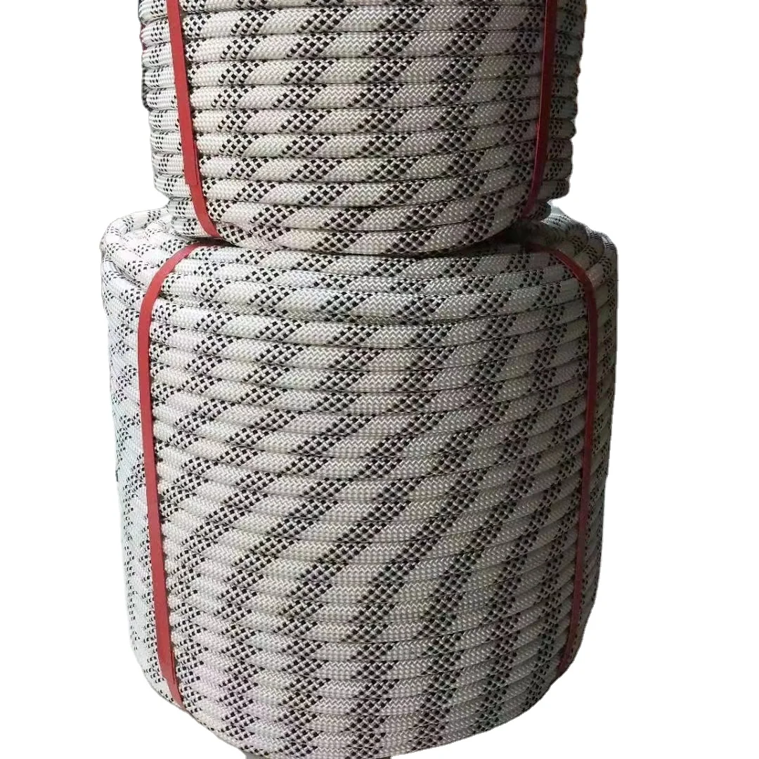 Manufacturer Supplier High Quality Safety Rappelling Rope Outdoor High Altitude Escape Nylon Safety Rope Fast Fall Rope