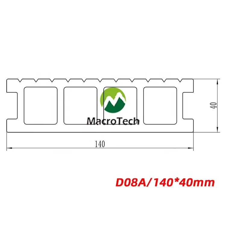 Most popular wpc product in asia surface 140*40mm wooden deck boards timber flooring