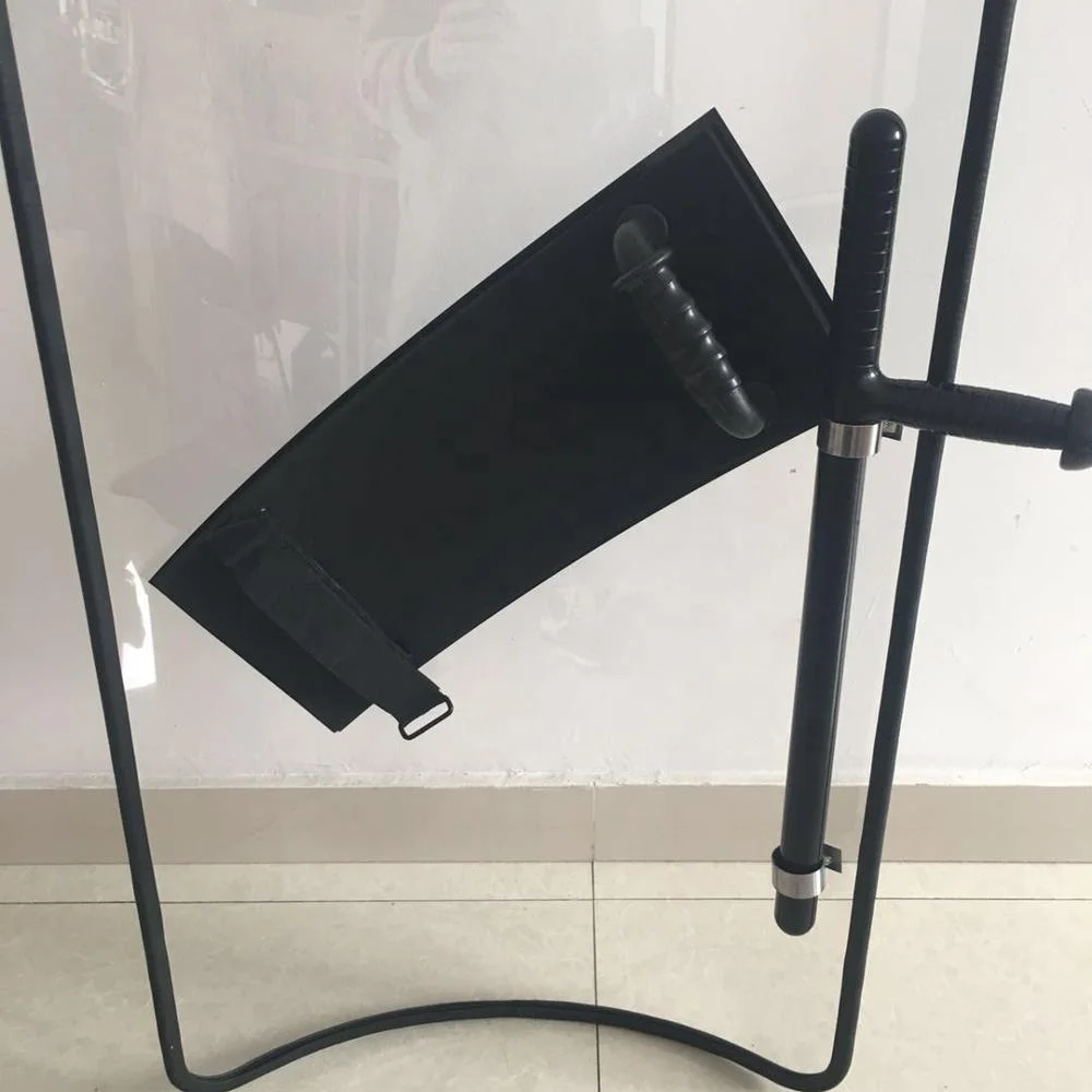 1100*600*4mm transparent anti riot shields with rubber cover