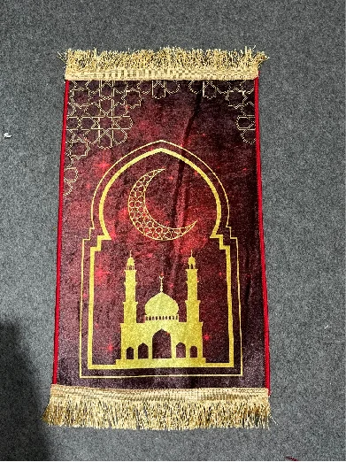 Best Price Colorful Poly Raschel Non-slip Muslim Prayer Mats Wholesale Islamic Mosque Worship Prayer Rug