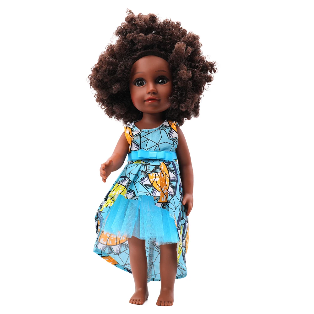 Nathaniel plastic wholesale fashion beautiful realistic kids customized black girl dolls
