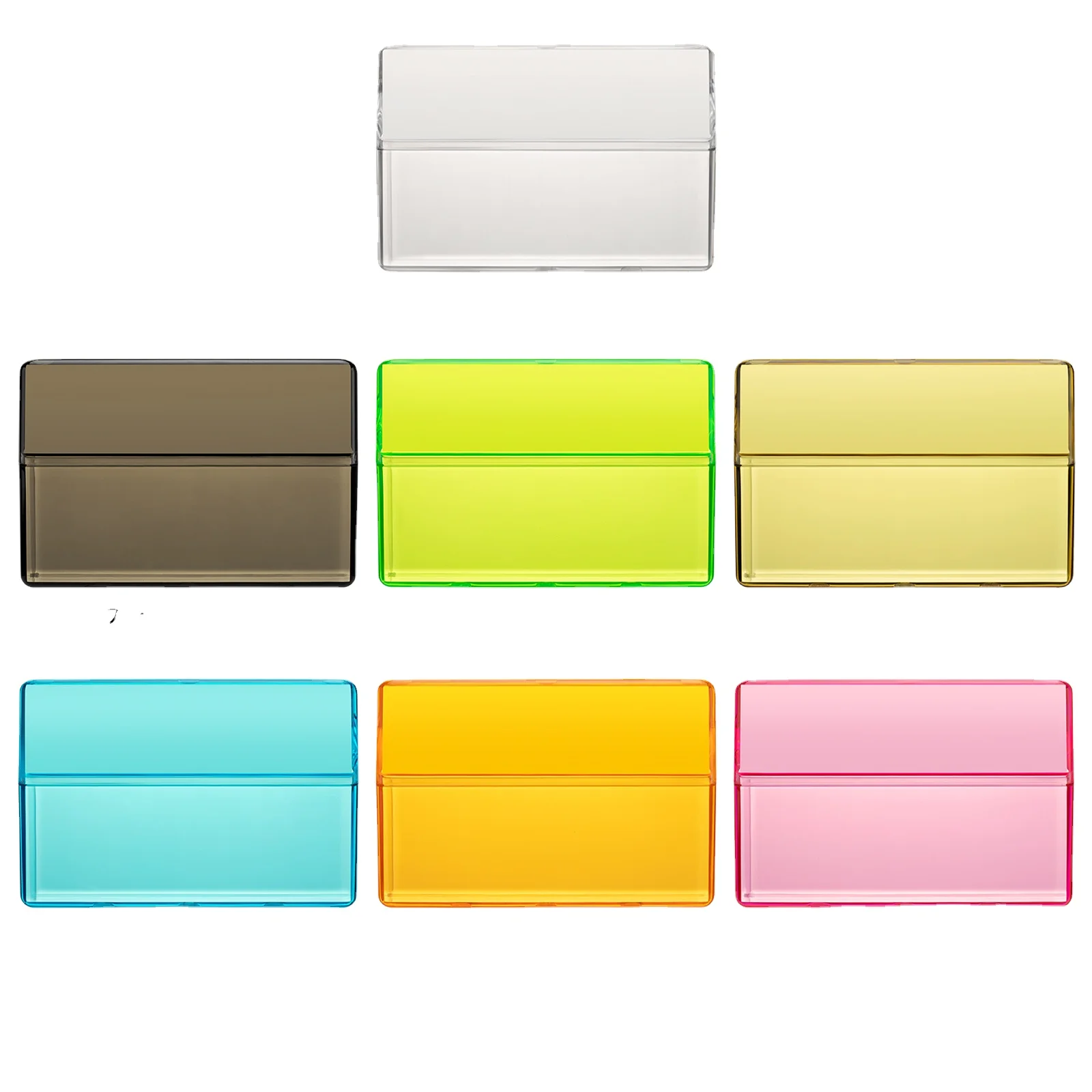 Wholesale Transparent PC Material Hard Clear Cigarette Case for Short 48mm Cigarette Box Holder Case