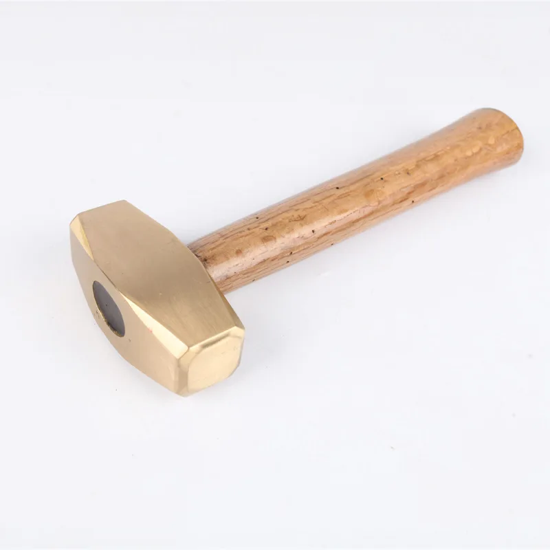 
Восьмиугольный ручной молоток, взрывозащищенный молоток, металлические инструменты, деревянная ручка, пластиковая ручка, медный автомобильный стеклянный молоток 