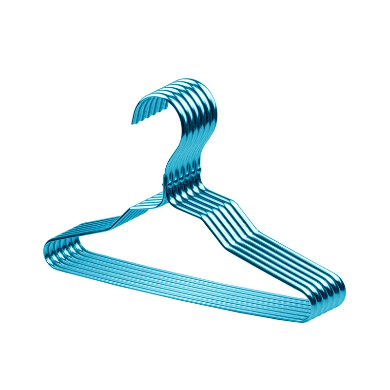 
 Оптовая продажа цвета шампанского Зеленый Алюминий дети вешалка для одежды  