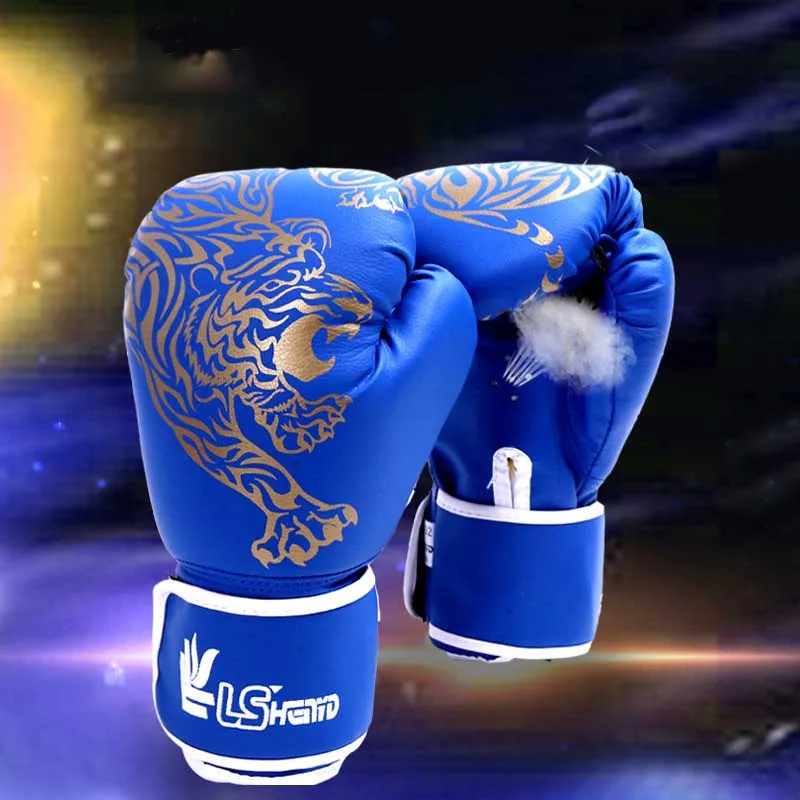 Design Your Own Boxing Gloves Japanese Leather Latex Print OEM Logo Film Inside Plastic Color Feature Material Adults People SBR
