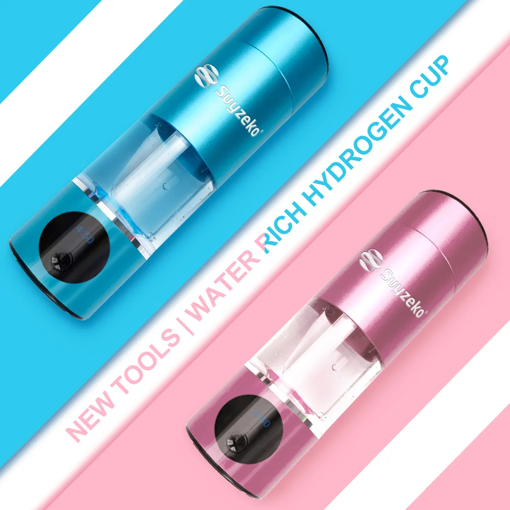 Suyzeko Customized Alkaline Water Generator Antioxidant SPE Molecular Hydrogen Water Bottle