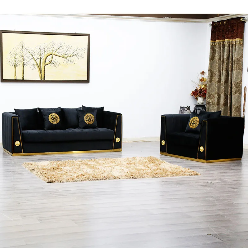 Modern arabic majlis furniture 3 2 seater set couch living room for home luxury comfy sofas sectional velvet turkish sofa set