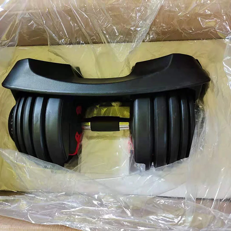 Gym Fitness Commercial Quick Lock Set Equipment Free Weights Workout Strength Bodybuilding Accessories 24kg Adjustable Dumbbell
