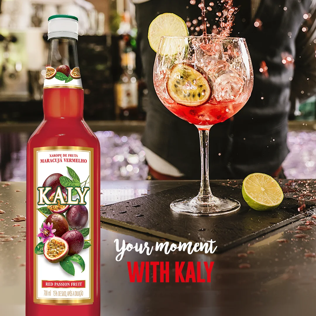 Soothing Red Passion Fruit Flavor Beverages Natural Concentrate Fruit Syrup