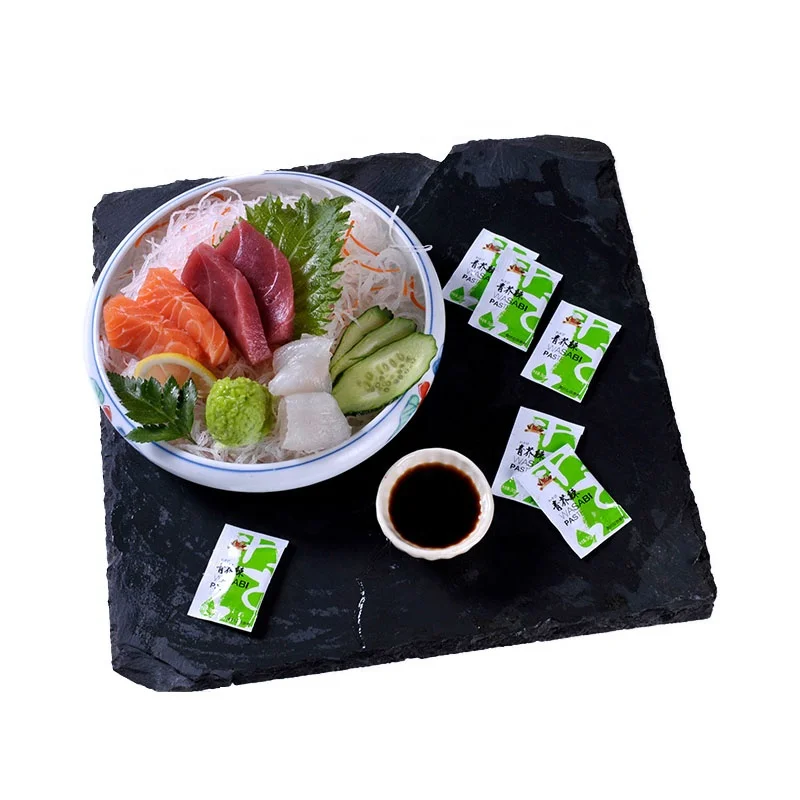 Hot Selling Spicy Horseradish Paste 43G*10 Sticks Of Wasabi Paste Super Spicy Wasabi Sushi Horseradish Sauce