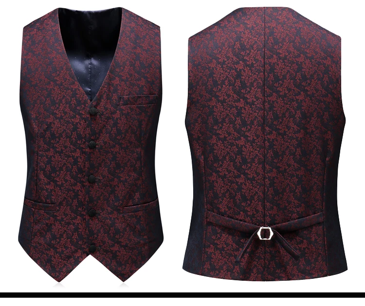 Новый стиль, оптовая продажа, мужские костюмы, свадебные облегающие мужские костюмы с цветочным принтом