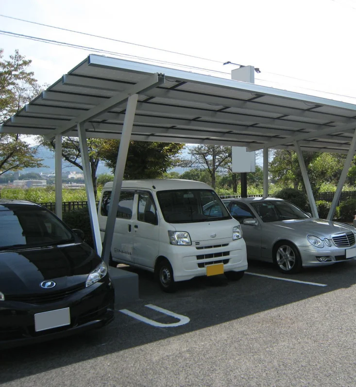 Wholesale Price Aluminum Profile Waterproof Solar Carport System Powered Structural of Waterproof Mount Solar Carport System