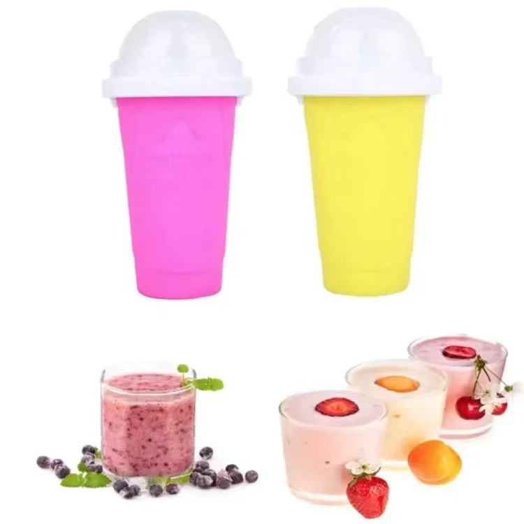 2021Quick-frozen Smoothies cup Homemade Slush and Shake Maker Household Fast Cooling Cup Ice Cream Maker Magic Slushy Maker