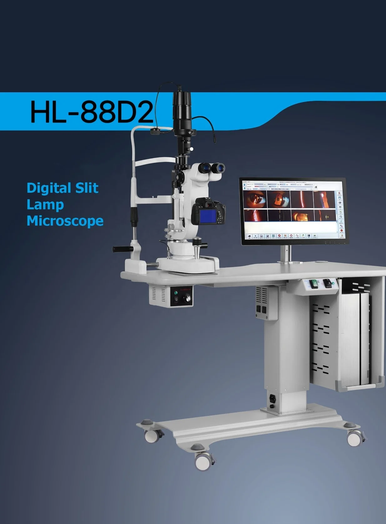 Electric Controlled Motorized Table for Digital Slit Lamp Microscope Ophthalmic Medical Equipment Hospital With Good Price
