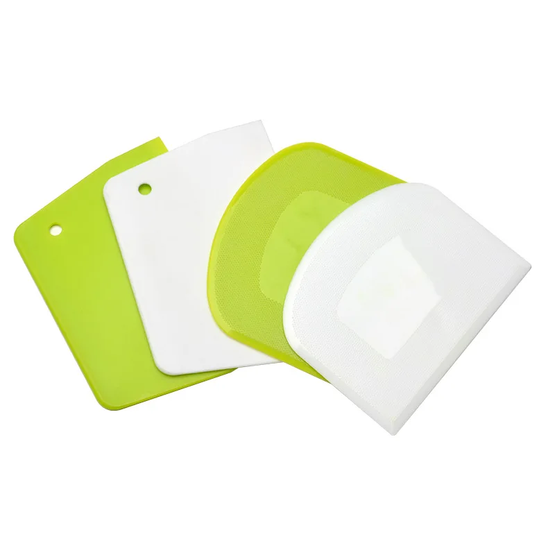 Multipurpose Kitchen Plastic dough Scraper/ Plastic Dough Cutter for Pizza Dough Pastry Cake