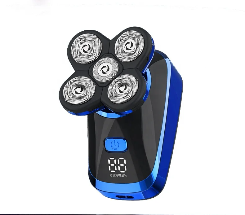 Cheap Smart Digital Display Electric Shaver for Men Washable 5D Floating USB Rechargeable Battery brush hair trimmer kit