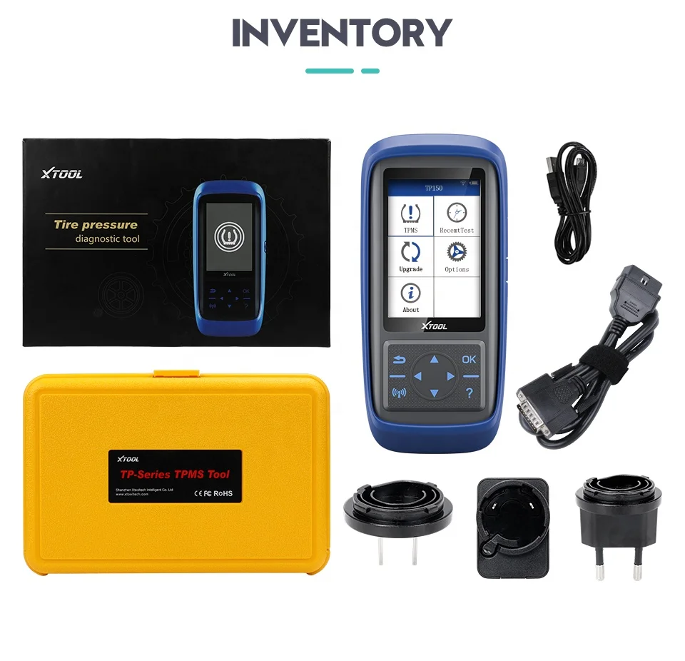 Система контроля давления в шинах XTOOL TP150 OBD2 диагностический сканер TPMS программа с датчиком 315 и 433 МГц