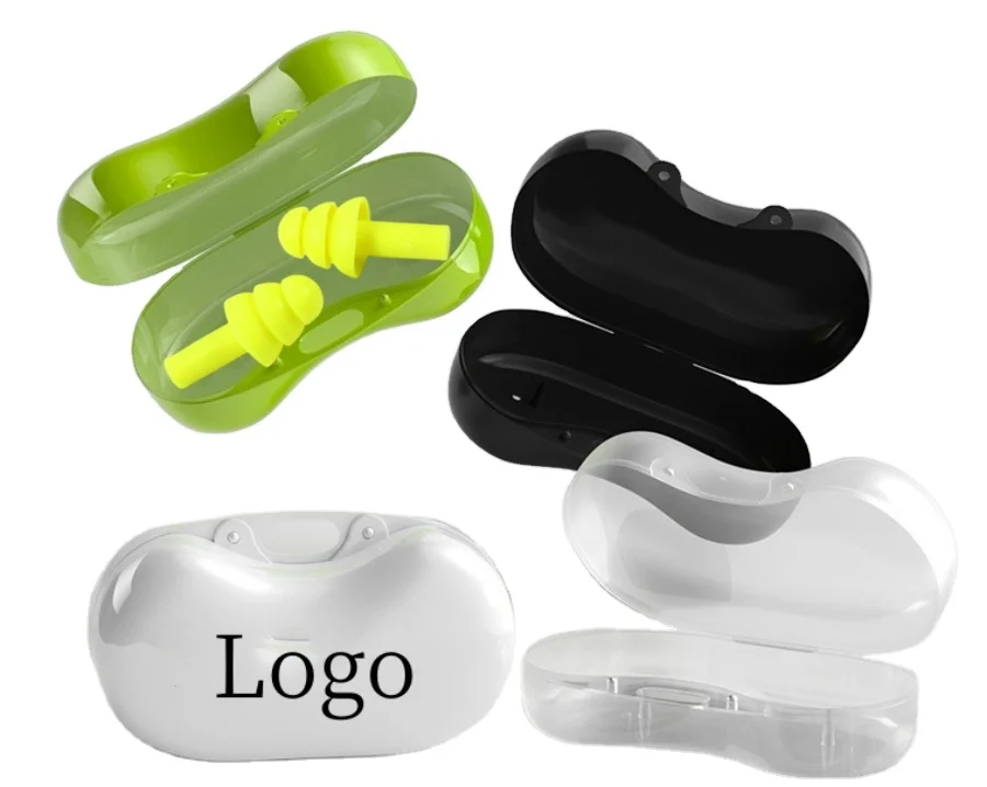 Cheap Random Color Soundproof Ear Plugs Silicone Christmas Trees Earbuds For Hearing Protection Earplug Without Cord