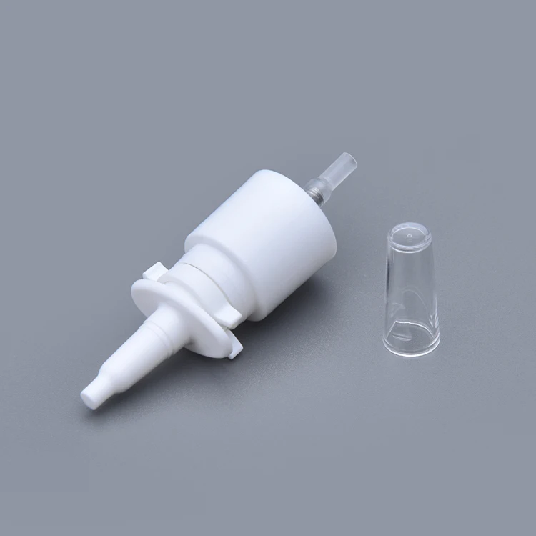 Custom white 18/410 20/410 plastic pp nose medical fine mist nasal spray pump