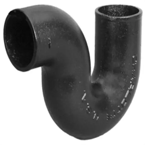 Double Wye No-Hub Cast Iron Soil Fittings for Sanitary and Storm Drain Waste Vent Pipes