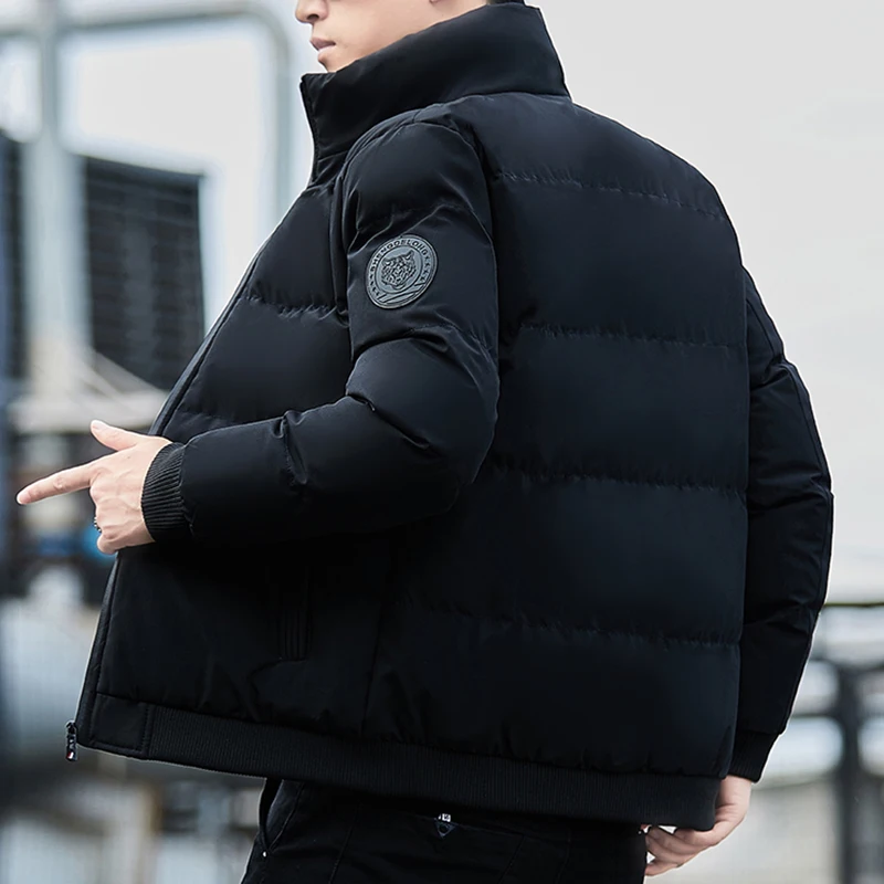 2021 Winter mens fashion casual Windbreak Polyester filled cotton clothes outdoor jackets coat