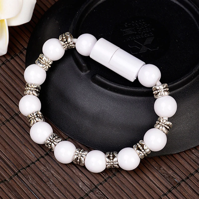 Creative USB Charger Data Sync Cable Bracelet Wrist Band super fast charging usb cable  For Android Type-C iPhone charging cord