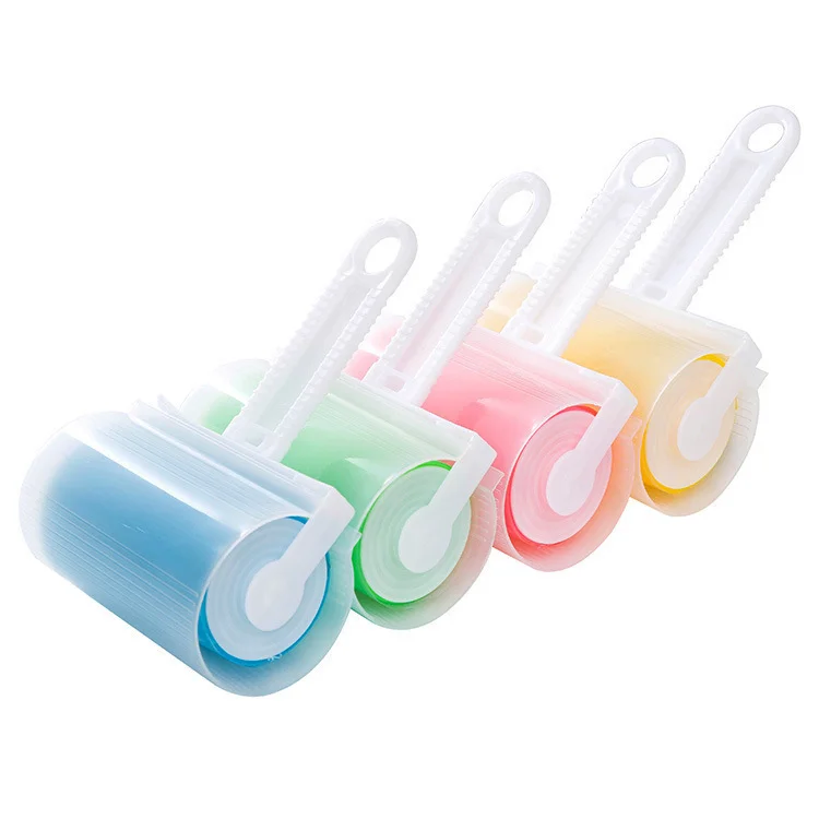 SY Sticky Lint Roller Reusable s For Pet Hair Remover Cleaner with Cover for Clothes Washable