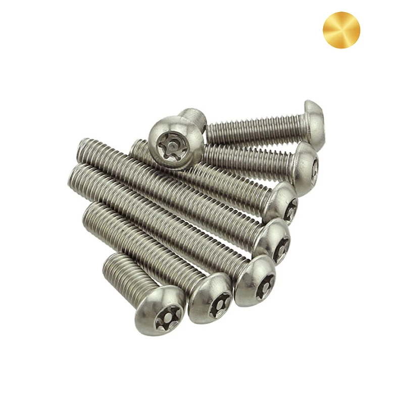 Oval Flat Countersunk Pan Head Tamper proof Tapered Security Anti Theft Torx Screws Bolts With Pin
