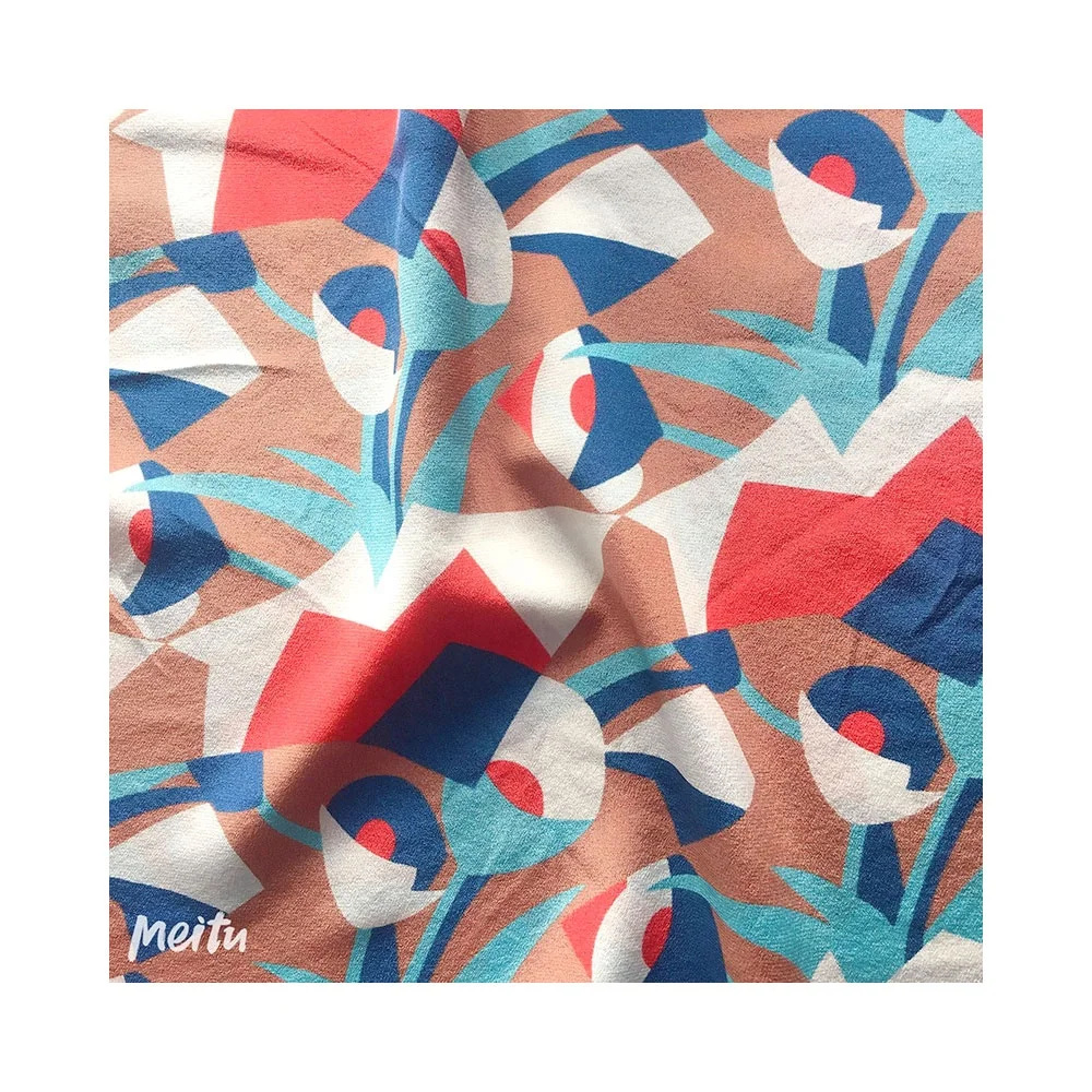 Hot sale cheap price useful elegant wholesale 100% silk fabric digital printed