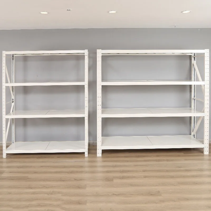 Metal Storage Rack Boltless Shelving Systems Steel Industrial 5 Tiers Heavy Duty Shelving Steel Racking Unit
