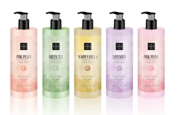 Champagne Rose Vanilla Ocean 650ml shower gel hand soap and bubble bath care home spa skin care bath spa gift set good perfume