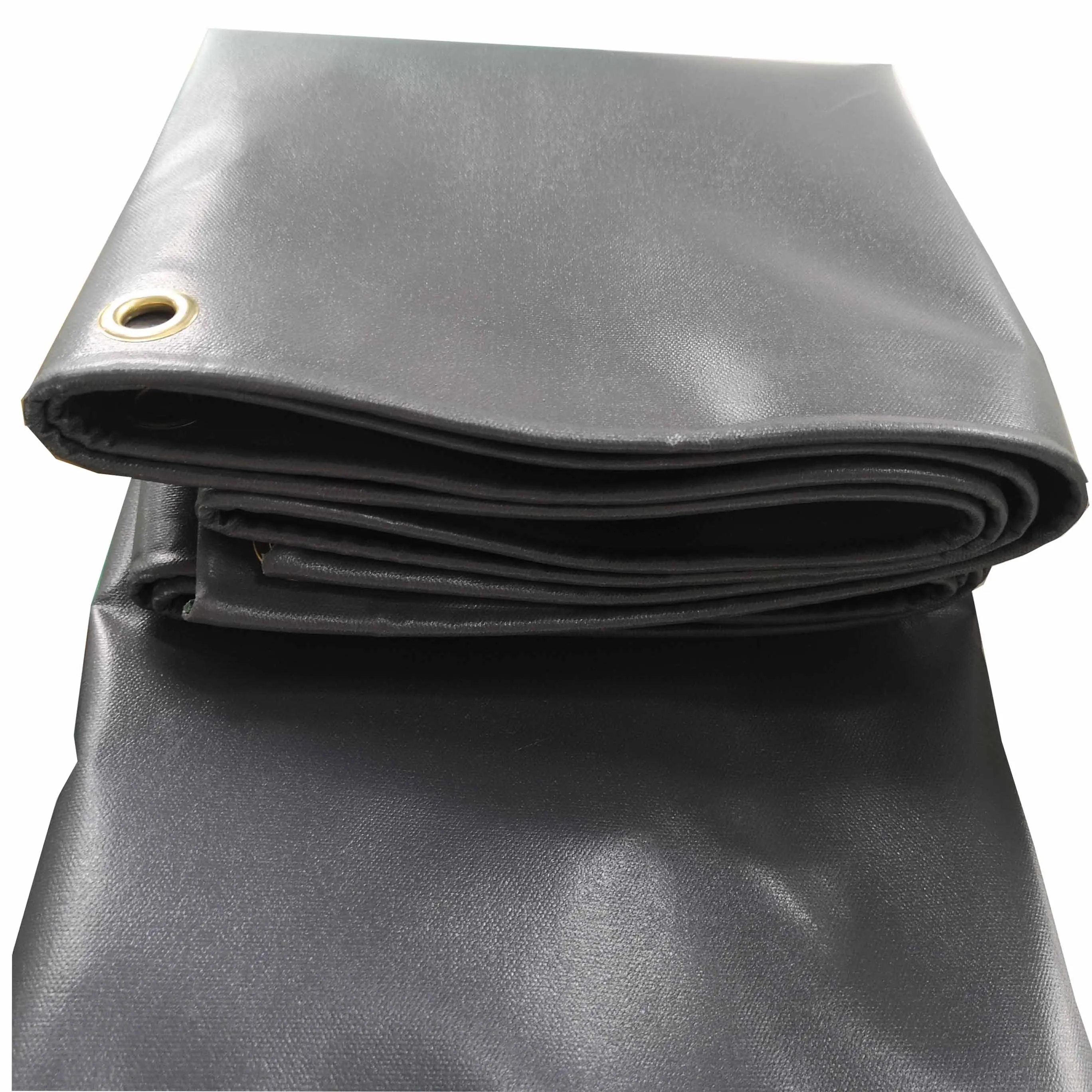 Gray color waterproof pvc coated tarpaulin awning roof tarpaulin