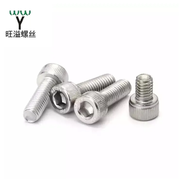 Special Knurled cup head hex bolts