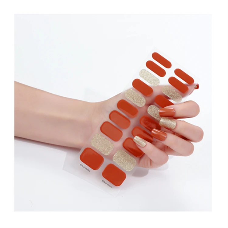 Outstanding Quality for your selection private label semi-cured gel nail polish stickers