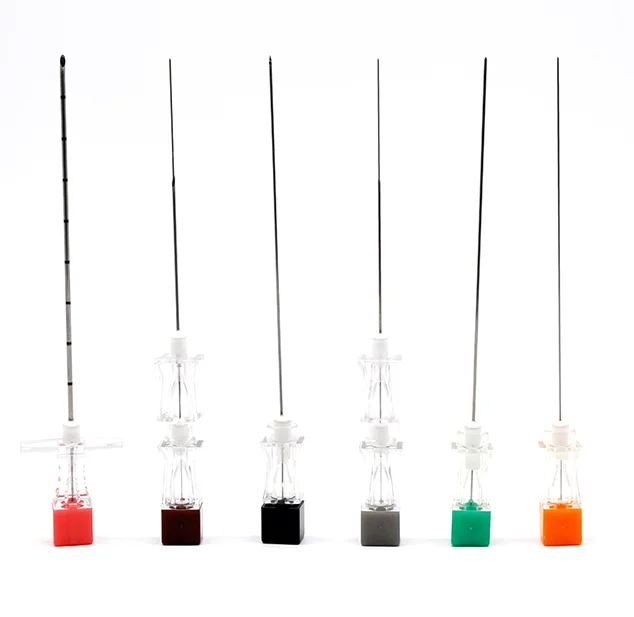 Factory Customized Disposable Medical Trocar Pleural Spine Biopsy Needle Bevel Cut Chiba Needle