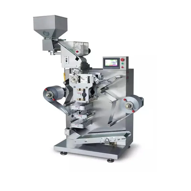 Chinese supplier High speed Automatic Feeding Soft gel  candy Double Aluminum Strip Packing Machine for pharmaceutical