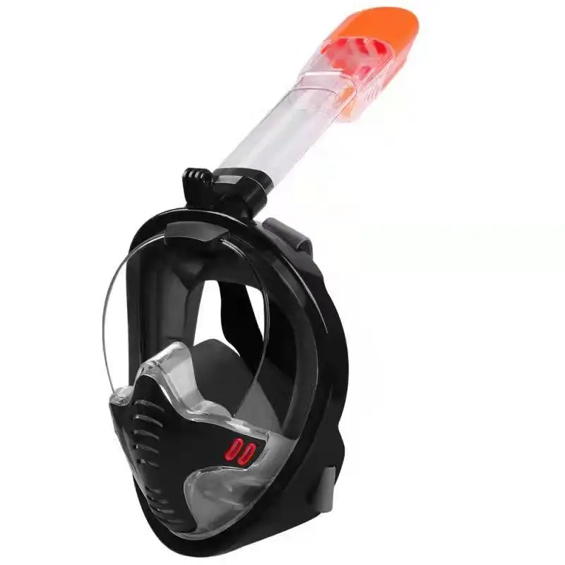 2022 Newest Anti-fog Adult Kid Easy Snorkeling Personality Snorkeling Equipment Diving Mask set Silicone Full Face Snorkel Mask