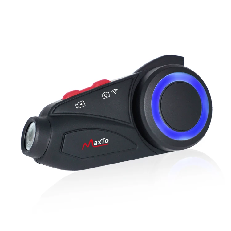 Новая модель MaxTo M3S 2k HD камера мотоциклетный шлем bluetooth Интерком для группового разговора