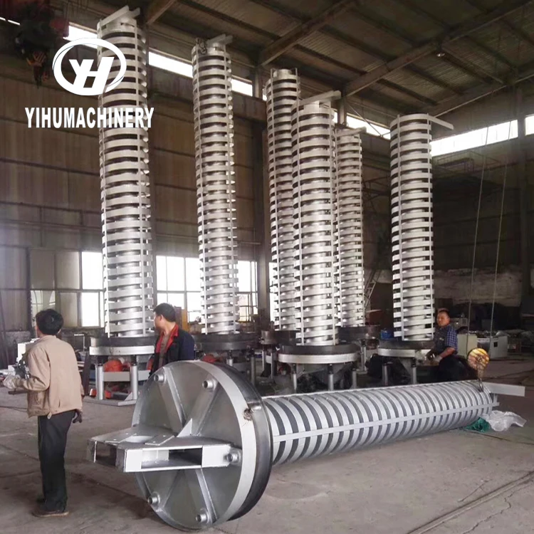 Vertical Lift Conveyor / Vibrating Screw Elevator / Spiral Vibrating Conveyor for chemical powder