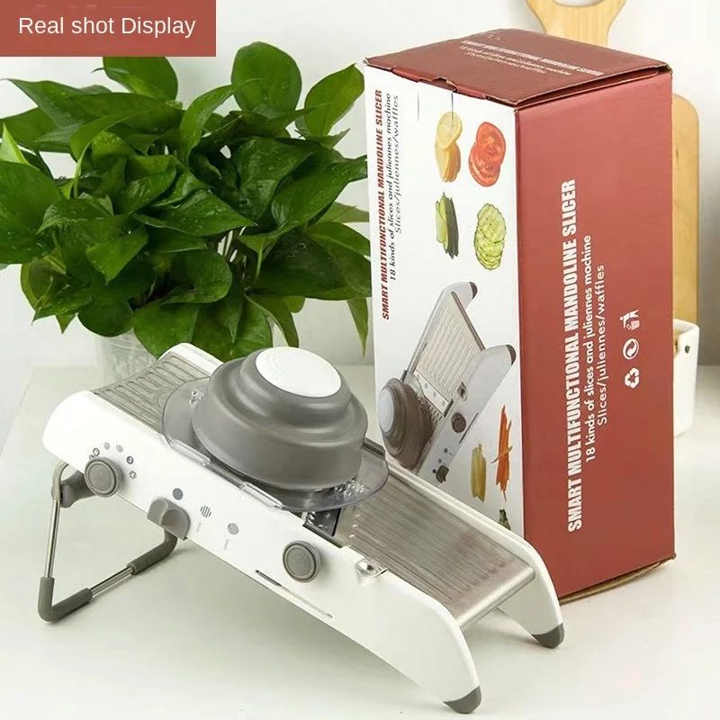 Multifunctional Stainless Steel Kitchen Onion Slicer Manual Food Processor Manual Vegetable Slicer