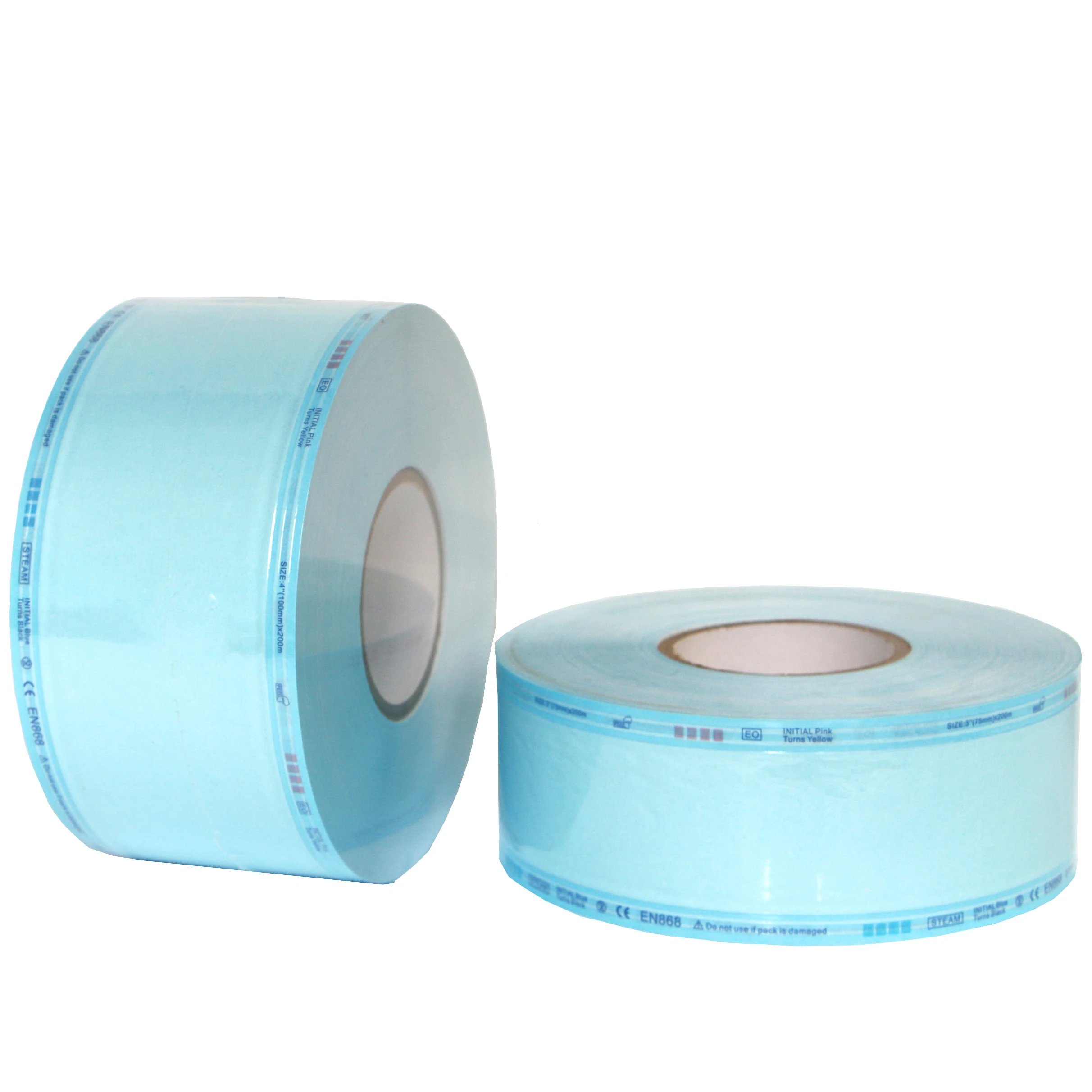 Heat Sealing Dialysis Paper+Composite Membrane Dental Autoclav Sterilization Roll Pouch